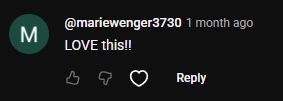 YouTube comment