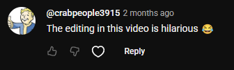 YouTube comment